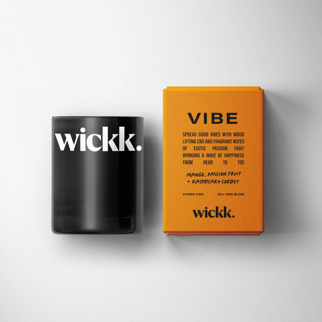 VIBE CBD INFUSED SCENTED CANDLE